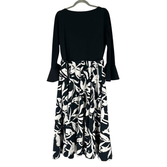 NWT Chiara Boni La Petite Robe Avalana Floral Fit & Flare Dress in Bianca Print - Picture 4 of 14